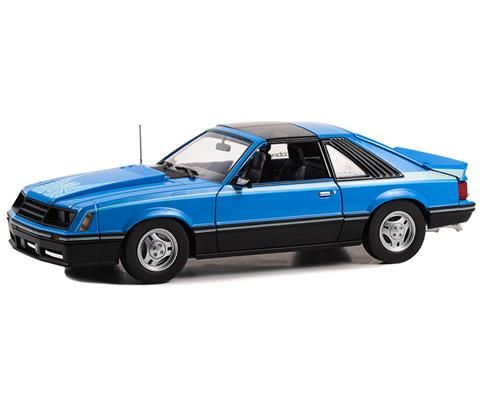 GREEN13679 - FORD Mustang Cobra T-TOP 1981 Blau - 1