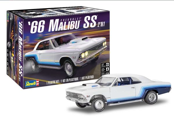 REV14520 - 1966 Chevy Malibu SS 2N1 Modell zum Bauen - 1