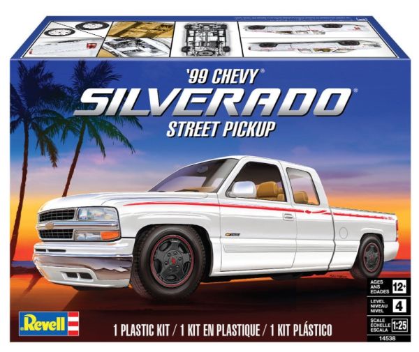 REV14538 - CHEVY Silverado Street Pickup 1999 zu montieren und zu lackieren - 1