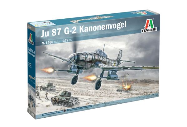 ITA1466 - Flugzeug Ju-87G-2 Kanonenvogel zum Zusammenbauen und Bemalen - 1