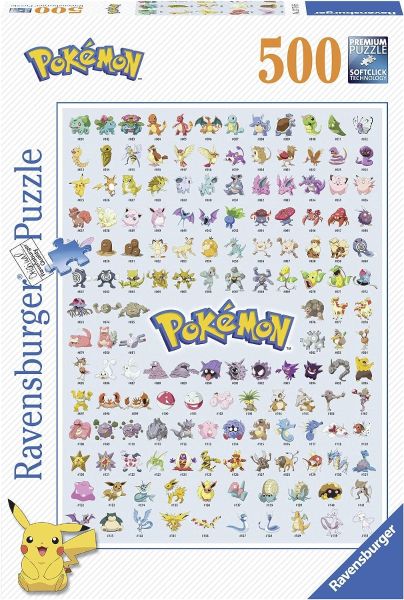 RAV147816 - Puzzle 500 Teile die ersten 151 POKEMONs - 1