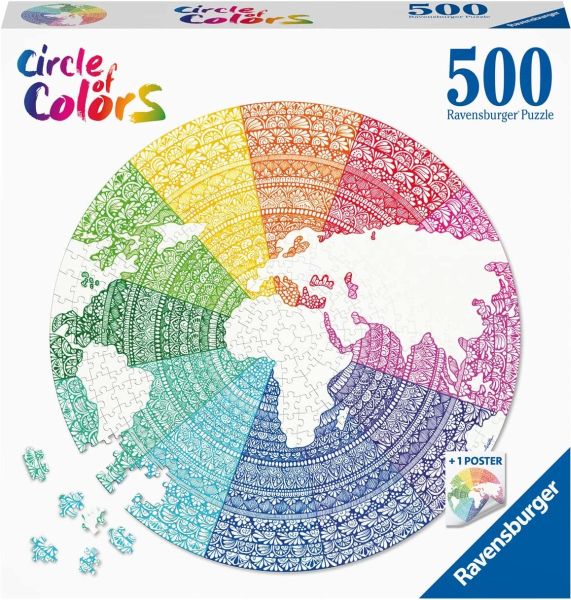 RAV171682 - Puzzle 500 Teile Mandala Circle of Colors - 1