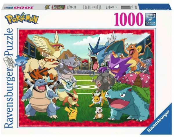 RAV174539 - Puzzle 1000 Teile die Konfrontation der POKEMONs - 1