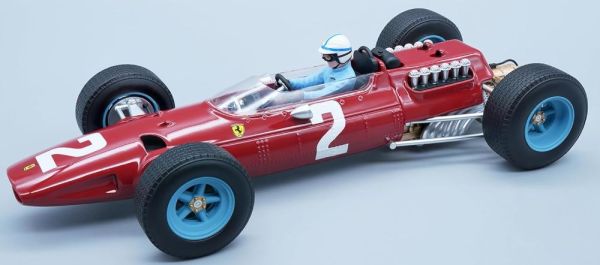 TM18-98C - FERRARI 512 F1 #2 GP von Holland 1965 J.SURTEES mit Figurine - Limitiert auf 75ex. - 1