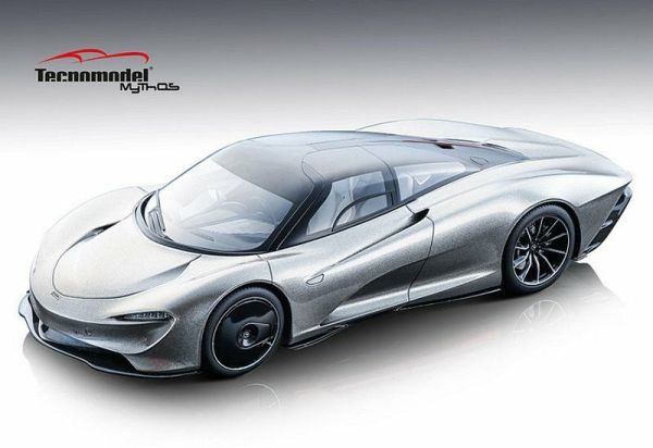 TM18-EX08C - McLAREN Speedtail Rallye Villa d'Este 2019 silber - Limitiert auf 49 Ex. - 1