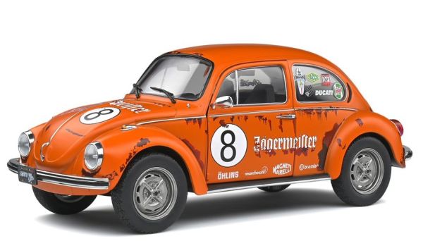 SOL1800518 - VOLKSWAGEN Beetle 1303 1974 Jagermeister #8 Orange. - 1