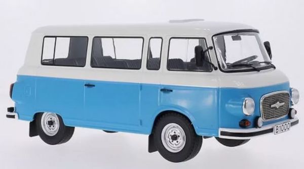 MOD18007 - BARKAS B1000 Minibus 1965 Weiß und Blau - 1