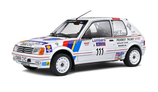 SOL1801715 - PEUGEOT 205 GTI weiss lombardisch rac rally 1988 - 1