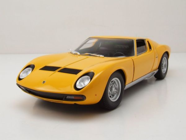 WEL18017JAUNE - LAMBORGHINI Miura P400 1971 gelb - 1