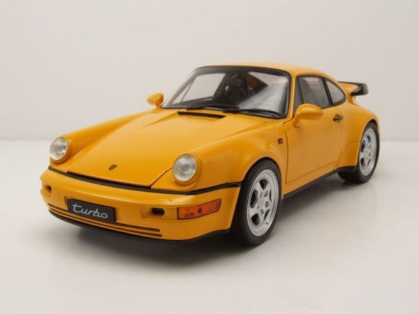 WEL18026JAUNE - PORSCHE 964 Turbo 1989 gelb - 1