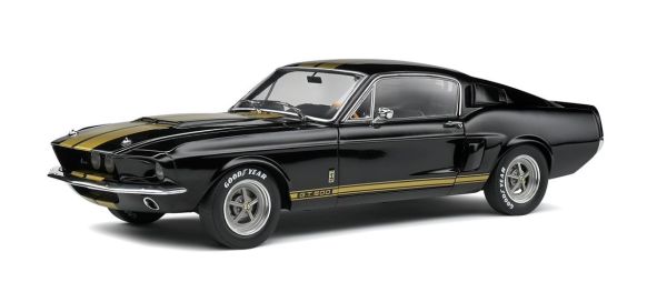 SOL1802908 - FORD SHELBY MUSTANG GT500 1967 schwarz und gold - 1