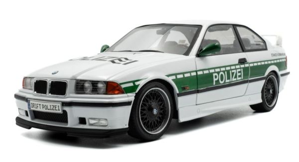 SOL1803915 - BMW E36 M3 Coupé - SOLIDO WORKS DRIFT - POLIZEI 1991 weiß. - 1