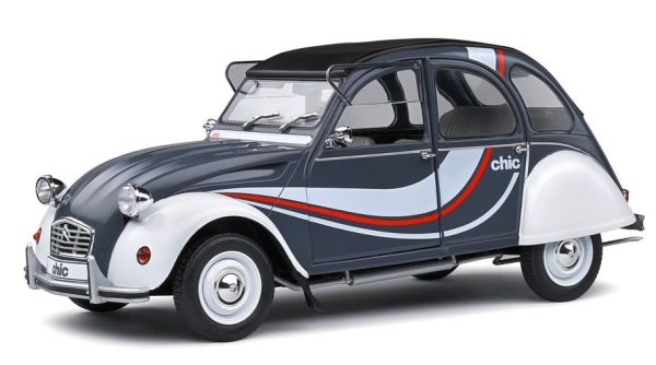 SOL1805023 - CITROEN 2 CV 6 Chic 1982 grau und weiß. - 1