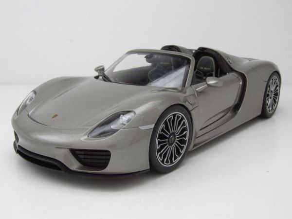 WEL18051CABGRIS - PORSCHE 918 Spyder Cabriolet 2012 grau - 1