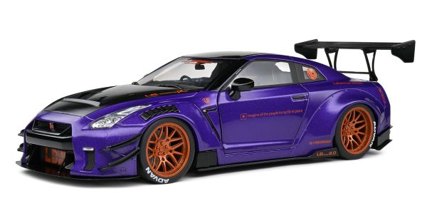 SOL1805812 - NISSAN GT-R (R35) W/ Liberty Walk Body Kit 2.0 2022 Violett - 1