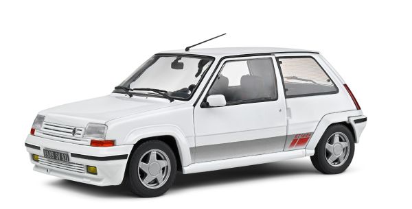 SOL1810002 - RENAULT 5 GT Turbo MK2 1989 Perlmuttweiß - 1