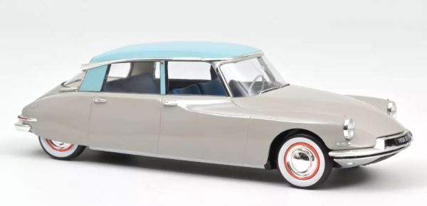 NOREV181763 - CITROEN DS 19 1956 Grau-Rosé und Türkis - 1