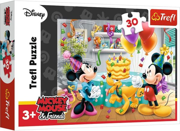 TRF18211 - Puzzle 30 Teile DISNEY - Mickey's Geburtstagskuchen - 1