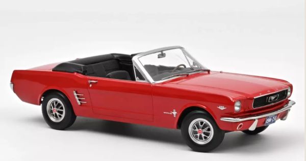 NOREV182810 - FORD Mustang Cabriolet 1966 rot - 1