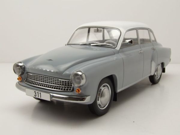 MOD18301 - WARTBURG 311 1959 Grau und Weiß - 1