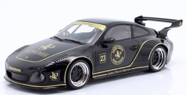 MOD18326 - PORSCHE 997 RWB JPS John Player Sondermodell #23 Schwarz und Gold. - 1