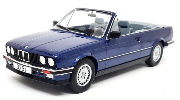 MOD18381 - BMW 325i E30 Cabriolet 1985 Blau metallic - 1