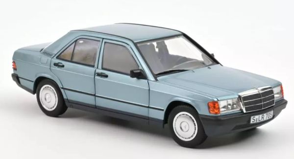 NOREV183828 - MERCEDES 190 E 1984 blau-metallic - 1