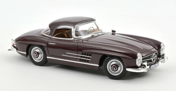 NOREV183891 - MERCEDES-BENZ 300 SL Roadster 1957 Bordeauxrot - 1