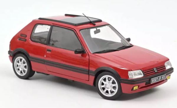 NOREV184848 - PEUGEOT 205 GTi 1.9 PTS Rims 1991 Rot - 1