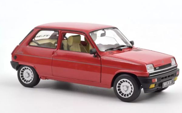 NOREV185243 - RENAULT 5 Alpine Turbo 1982 rot - 1