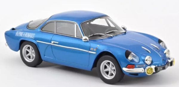 NOREV185307 - ALPINE A110 1600S 1972 Blau mit Seitenverzierung - 1