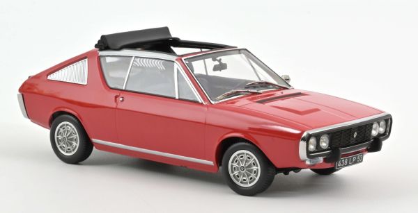 NOREV185371 - RENAULT 17 Gordini Cabrio 1975 Rot - 1