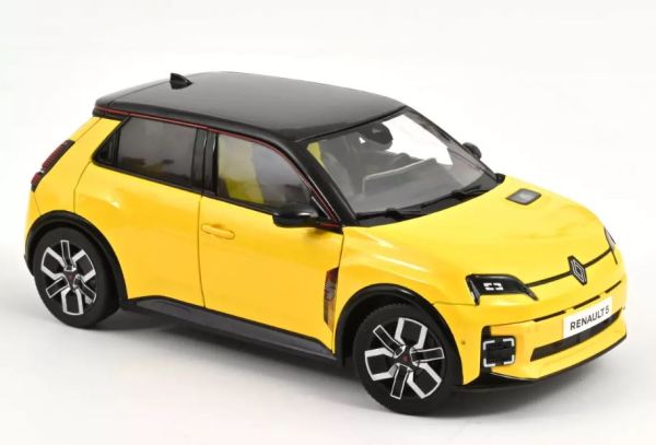 NOREV185500 - RENAULT 5 E-Tech 100% Electric 2024 Juane POP und Dach Schwarz - 1