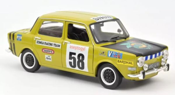 NOREV185699 - SIMCA 1000 Rallye 2 SRT #58 1973 Acid Grün - 1