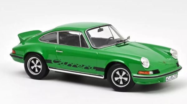 NOREV187680 - PORSCHE 911 RS 1973 Grün mit schwarzem Deko. - 1