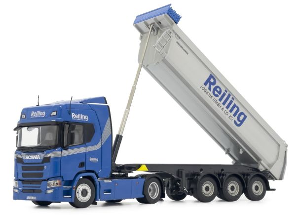 MAR2022-01REILING - SCANIA 4x2 mit Kipper Meiller 3 Achsen REILING. - 1