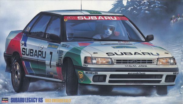 HAW20290 - SUBARU Legacy - Rallye Schweden 1992 zum Zusammenbauen und Lackieren - 1