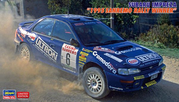 HAW20574 - SUBARU Impreza Rally von San Remo 1995 zum Zusammenbauen und Lackieren - 1