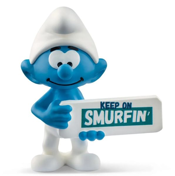 SHL20843 - Schlumpf mit Smurfin' Schild - 1