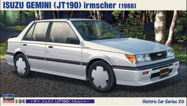 HAW21126 - ISUZU Gemini - JT190 Irmscher 1988 Weiss zum Zusammenbauen und Lackieren - 1