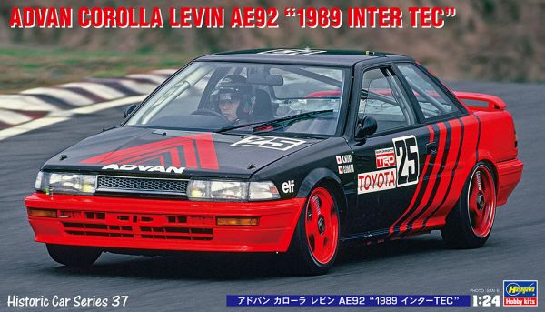 HAW21137 - TOYOTA corolla Levin AE92 - Advan - INTER TEC 1989 zu montieren und zu lackieren - 1