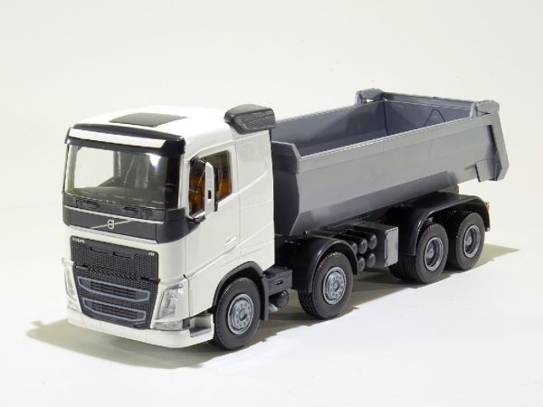 EMEK21352 - VOLVO FH04 GL 8x4 weiß Forwarder Kipper - 1