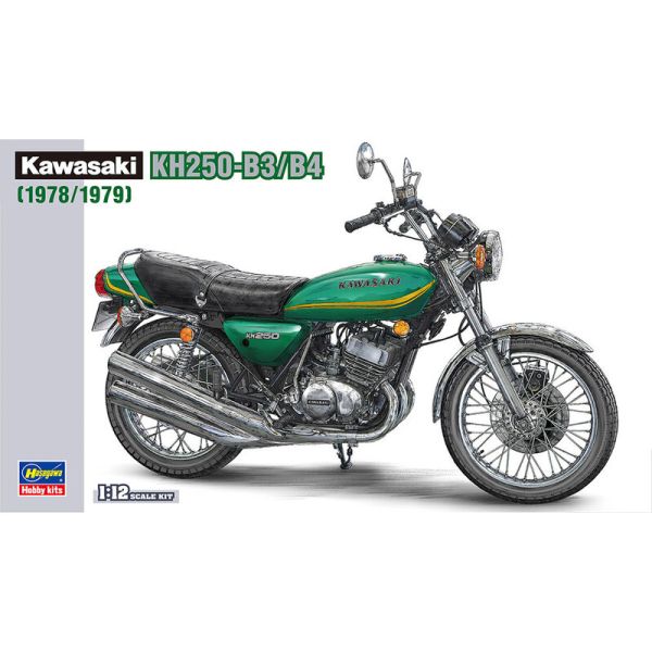 HAW21508 - Motorrad KAWASAKI KH250-B3/B4 1978/1979 zusammenzubauen und zu bemalen. - 1