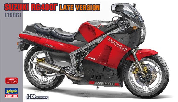 HAW21728 - Motorrad SUZUKI RG400I letzte Version zum Zusammenbauen und Verkaufen. - 1