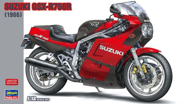 HAW21730 - SUZUKI GSX-R750R 1986 rot zu montieren und zu lackieren - 1