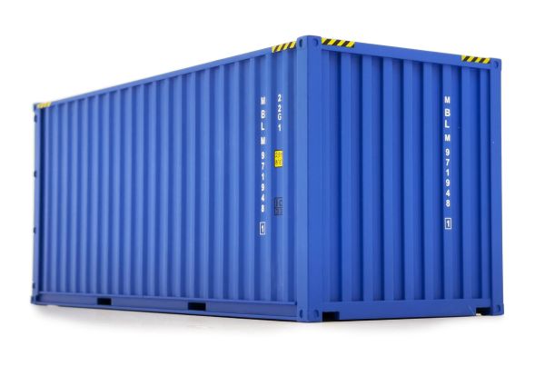 MAR2323-01 - Seecontainer der blauen Farbe 20 Fuß - 1