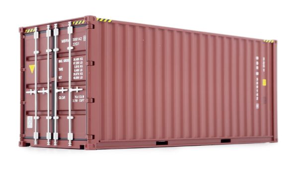 MAR2323-02 - Seecontainer der braunen Farbe 20 Fuß - 1