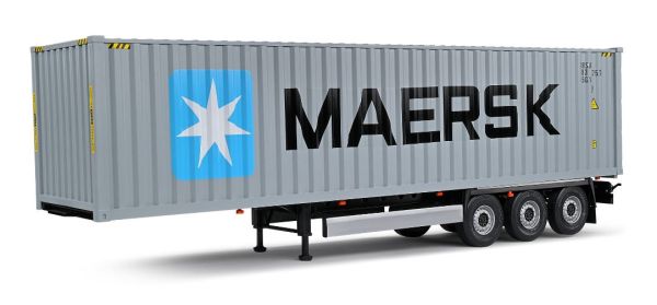 SOL2400505 - Containerträger 3 Achsen und Container MAERSK - 1