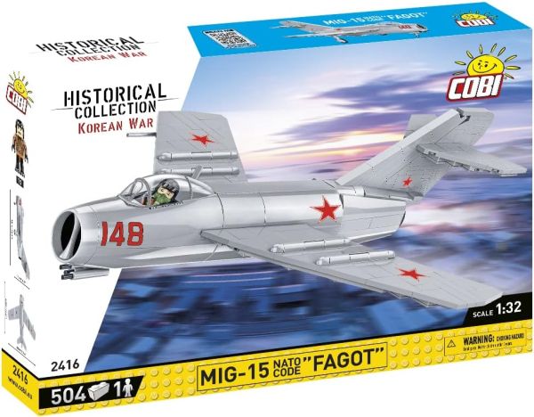 COB2416 - Flugzeug MIG-15 FAGOT - 504 Teile. - 1