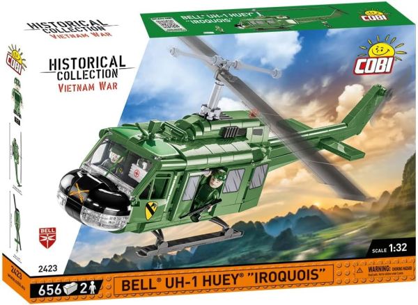 COB2423 - Militärhubschrauber BELL UH-1 HUEY - 656 Teile. - 1